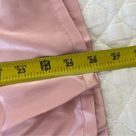 LONXU Medium pink silk pajama set **LUXURIOUS WASHABLE SILK NWT** - Picture 9 of 13